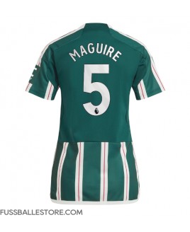 Günstige Manchester United Harry Maguire #5 Auswärtstrikot Damen 2023-24 Kurzarm